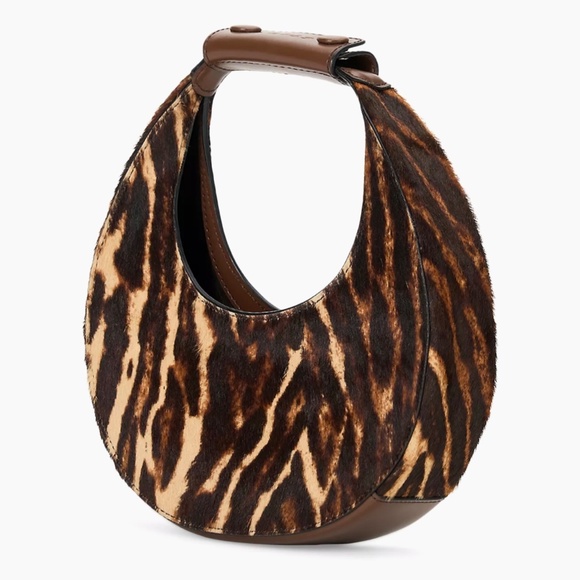 STAUD Lady Leopard Good Night Moon Top Handle Bag - Picture 3 of 15